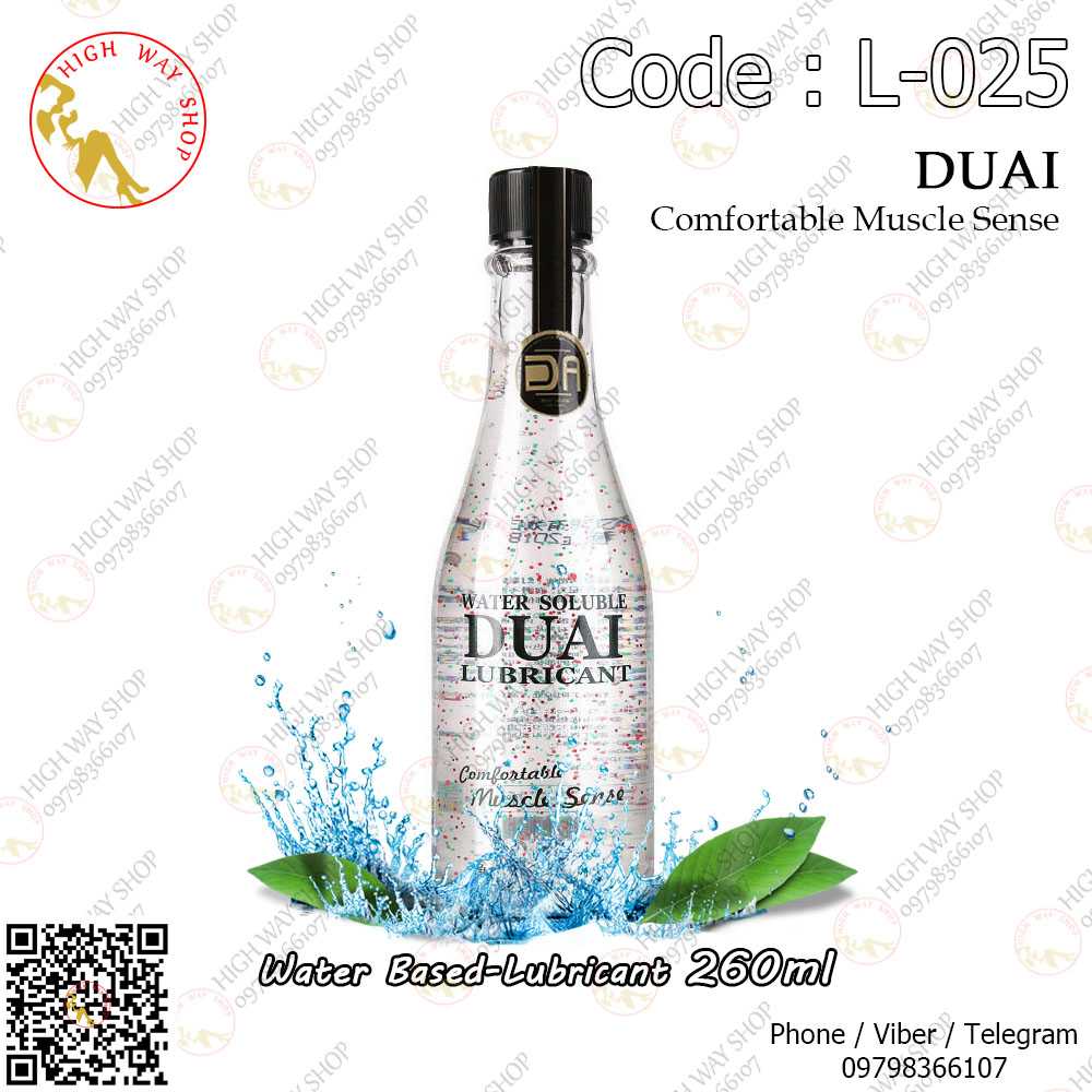 Duai Comfortable Muscle Sense Water Based Lube Sex Lubricant Ml